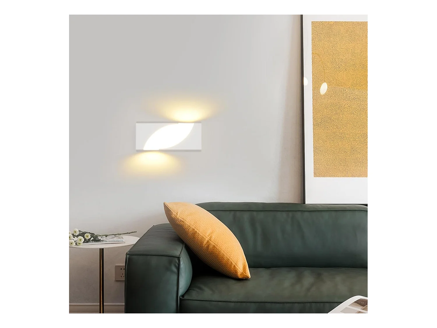 Applique Murale LED Intérieure, 14W Luminaire Murals en Acryliquel pour Chambre, Couloir, Escalier, Salon