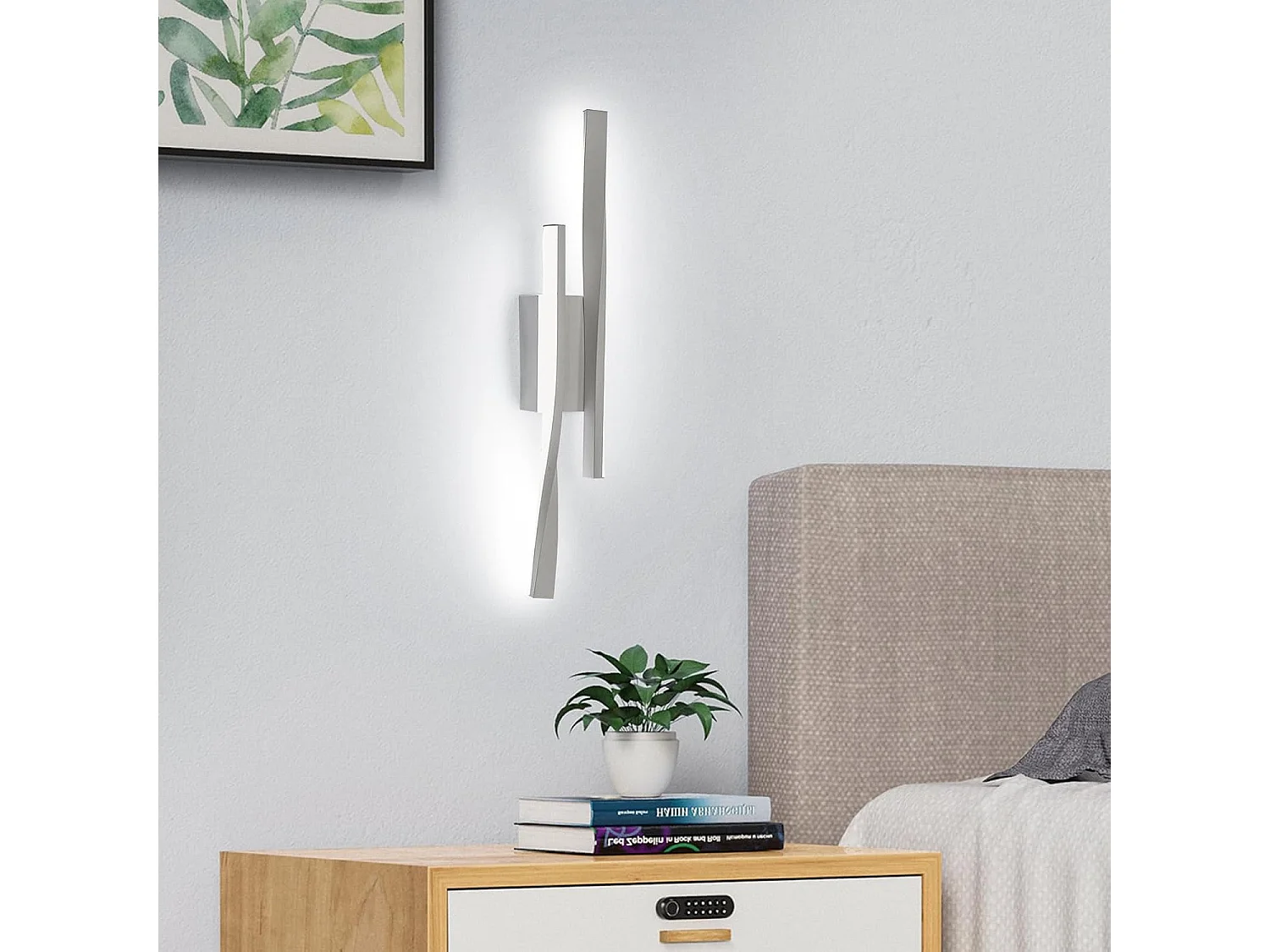 Applique Murale LED Intérieure 16W Design Moderne | Lumière Blanche Froide 6500K | Éclairage Mural pour Intérieur: Chambre, Salon, Couloir, Escalier