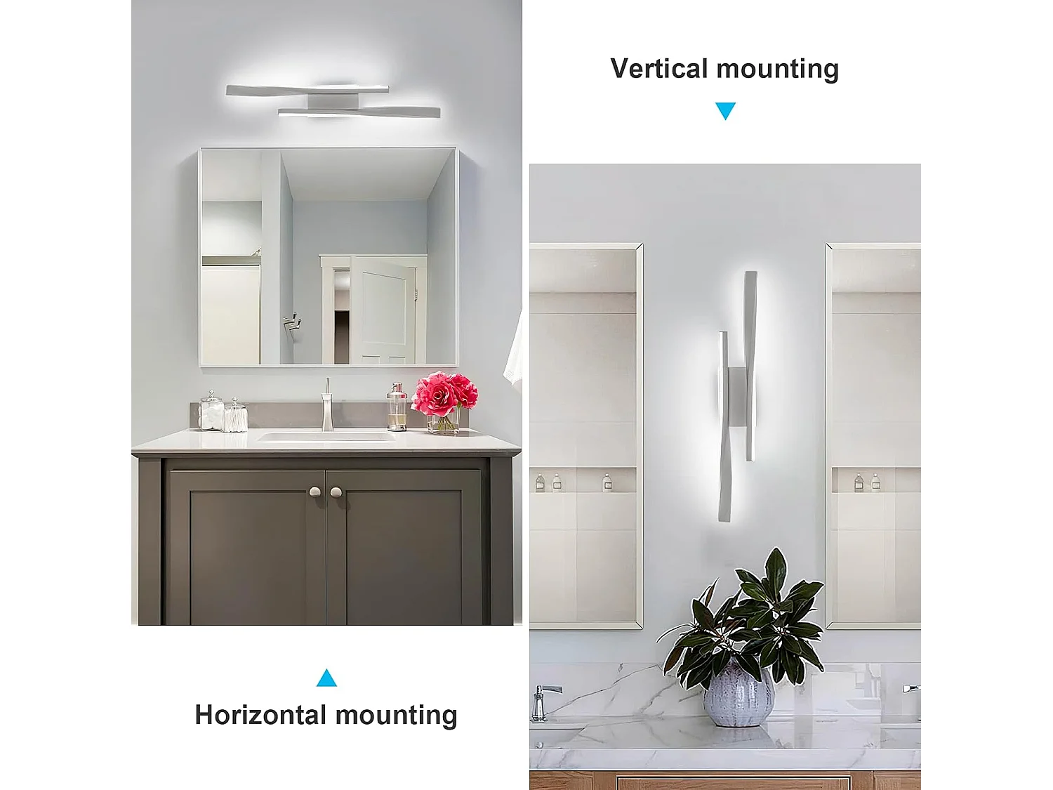 Applique Murale LED Intérieure 16W Design Moderne | Lumière Blanche Froide 6500K | Éclairage Mural pour Intérieur: Chambre, Salon, Couloir, Escalier