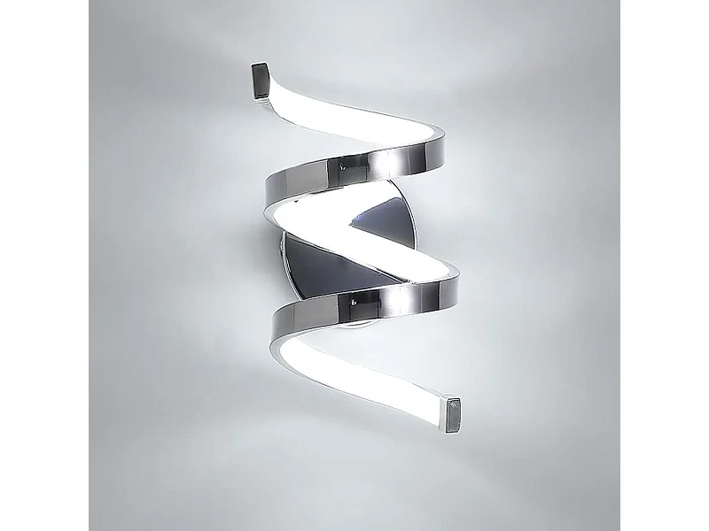 LED Applique Murale, 18W Moderne Lampe Murale Interieur, Luminaire Mural 1440LM 6000K Lumière Blanche Froide pour le salon chambre Hall Escalier