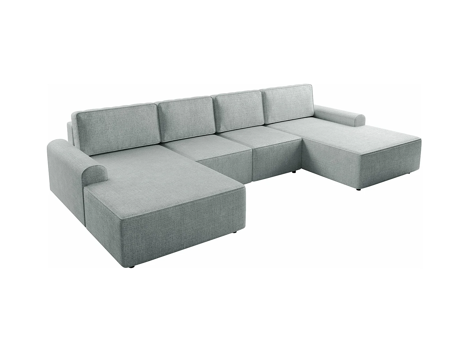 Sofá de canto Stonecrest 106, Cinzento, Funcionalidade de dormir