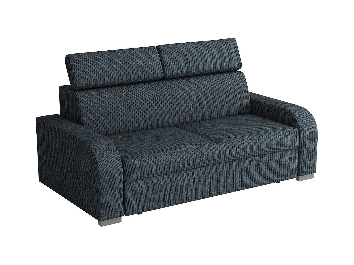 Sofá Etrcala 102, Funcionalidade de dormir, Cama com arrumação, Azul