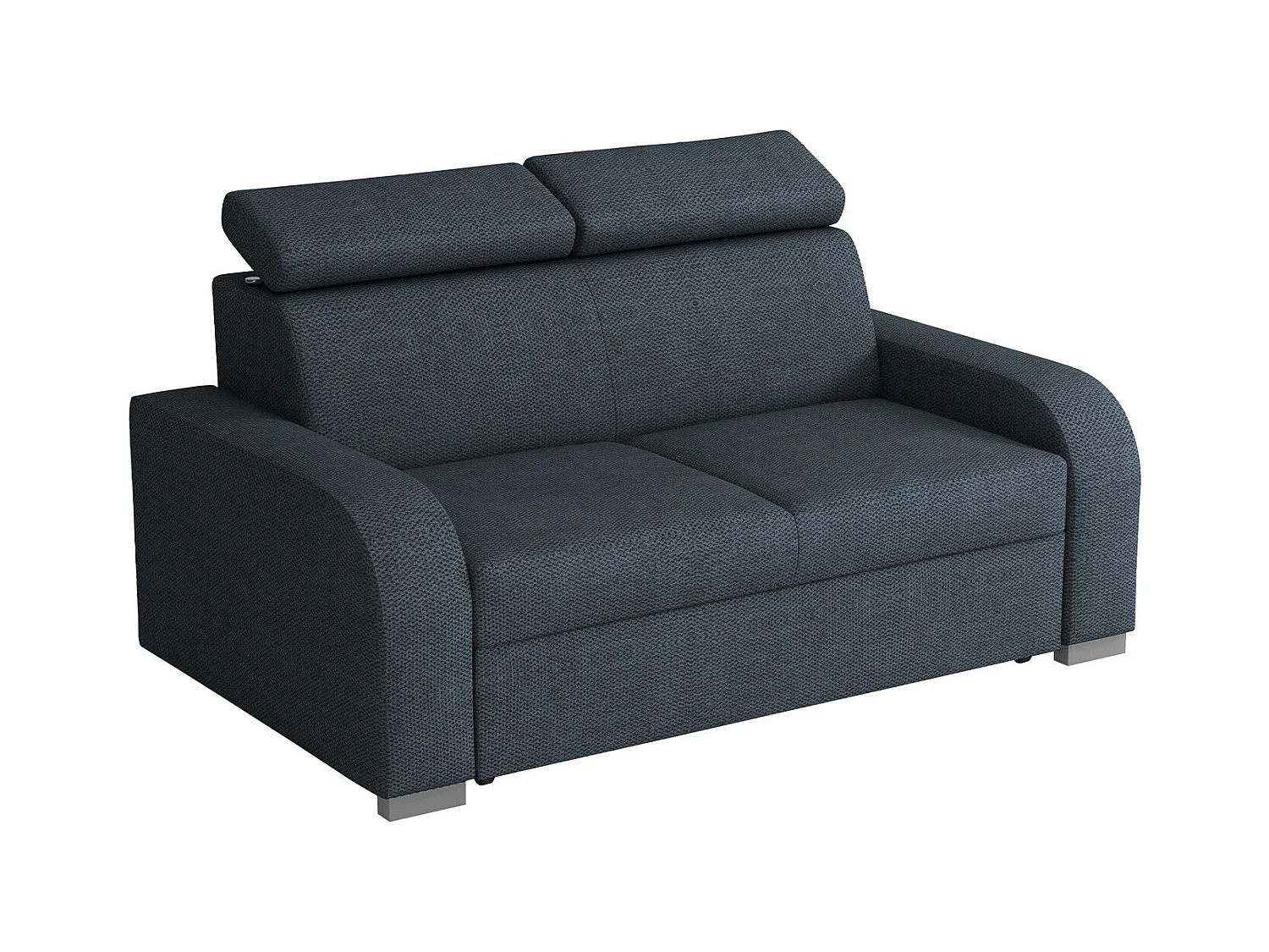 Sofá Etrcala 103, Funcionalidade de dormir, Cama com arrumação, Azul