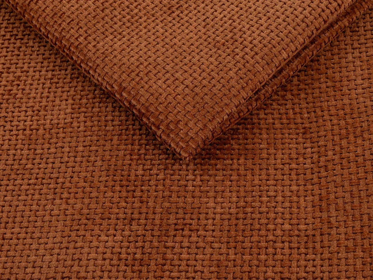 Canapé Comfivo Vinetum II, Orange, 198x102x70cm, Tissu, Pieds: Plastique|Métal