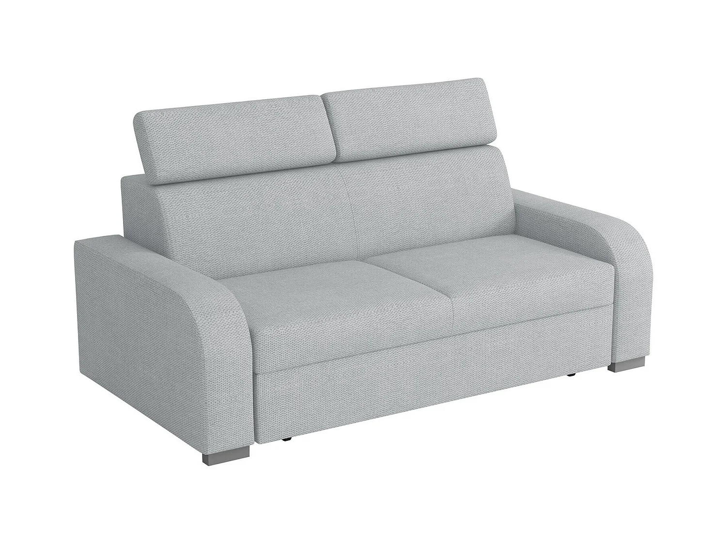 Sofá Etrcala 102, Gris, 200x100x85cm, Tapiz, Patas: Plástico|Madera