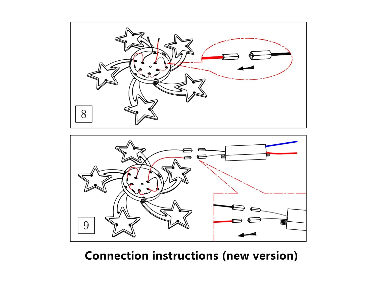Plafonnier LED, éclairage du salon, éclairage du plafond de la chambre à coucher 60W 6700LM Plafonnier moderne, 6500K Lumière blanche froide