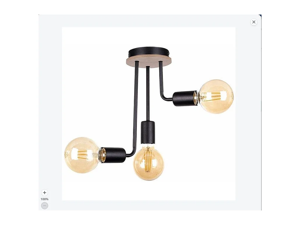 Plafonniers Vintage, Plafonniers Industriels E27, 3 Pendentifs en Métal pour Salon, Salle à manger Chambre à coucher (sans ampoule)