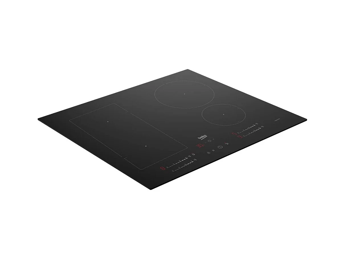 Beko HII74700UF Piano Cottura Da Incasso 70 cm a Induzione 4 Fornelli Nero