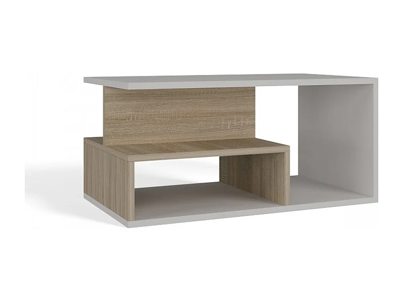 Stolik Ława PRIMA | Nowoczesny Sonoma Mix | 90x51x43 cm | Salon, Biuro