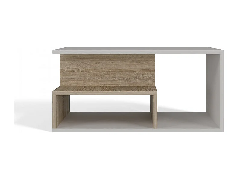 Stolik Ława PRIMA | Nowoczesny Sonoma Mix | 90x51x43 cm | Salon, Biuro