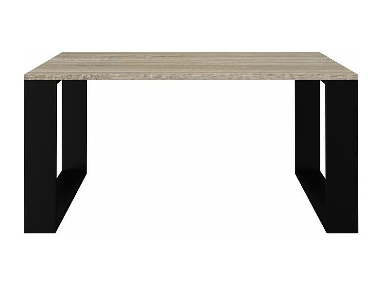 Ława Modern | Sonoma Czarny Stolik Kawowy | 90x58x50 cm | Nowoczesna Ława