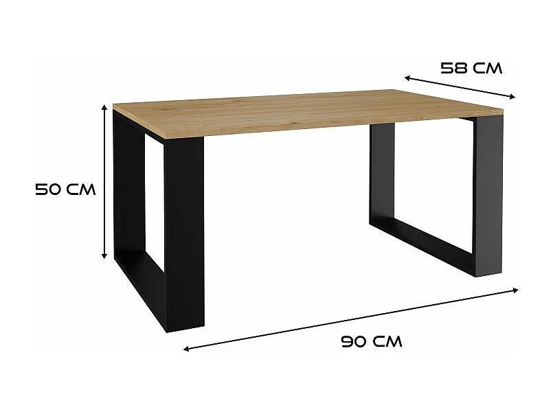 Banc moderne ARTISANAT MODERNE NOIR