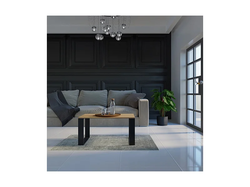 Banc moderne ARTISANAT MODERNE NOIR