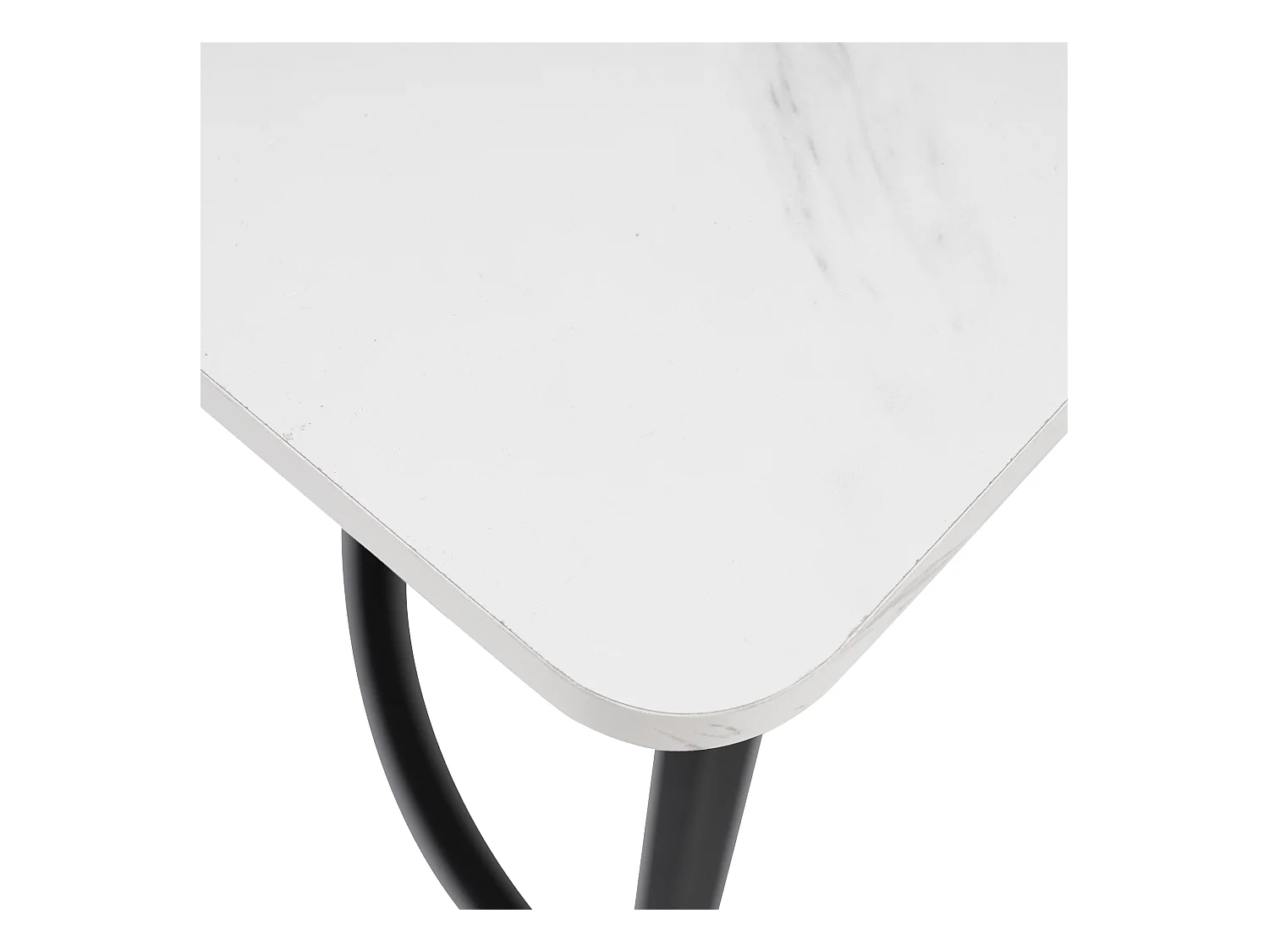 Set da pranzo, tavolo 140×80×75 cm con 4 sedie, MDF+metallo+lino, nero+bianco+grigio scuro