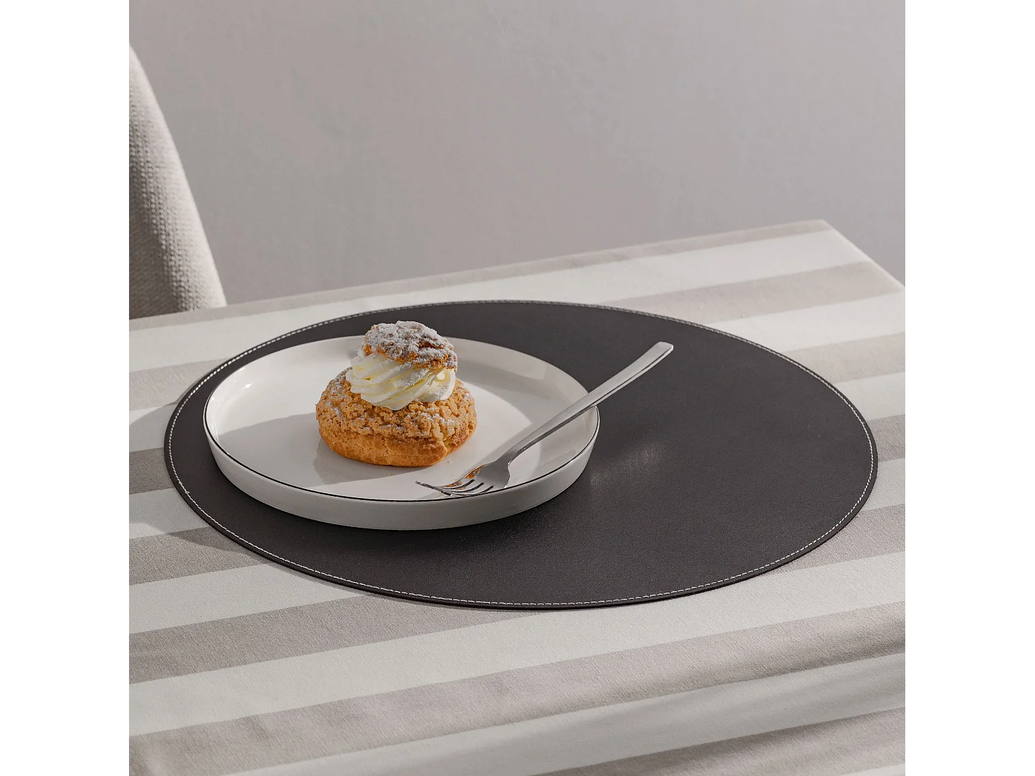 Set de Table Décoratif Mogen Noir 38 cm