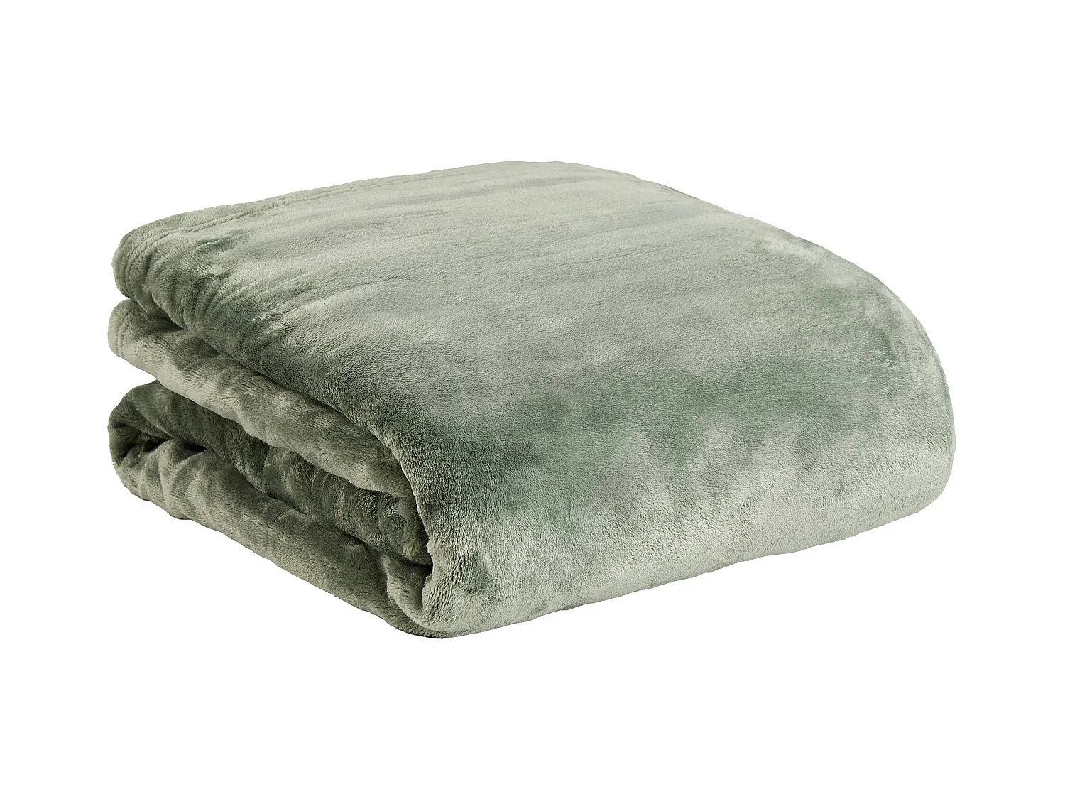 Couverture Plaid Floss turquoise en polyester 200x220