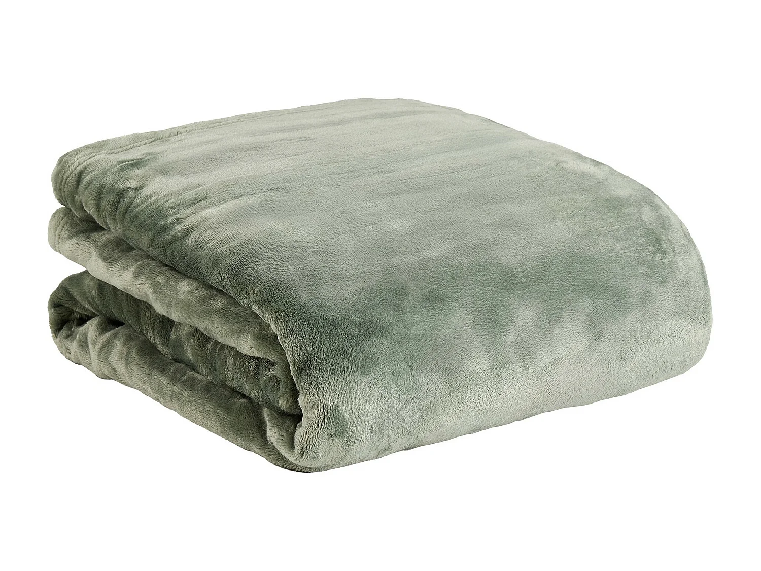 Couverture Plaid Floss turquoise en polyester 200x220