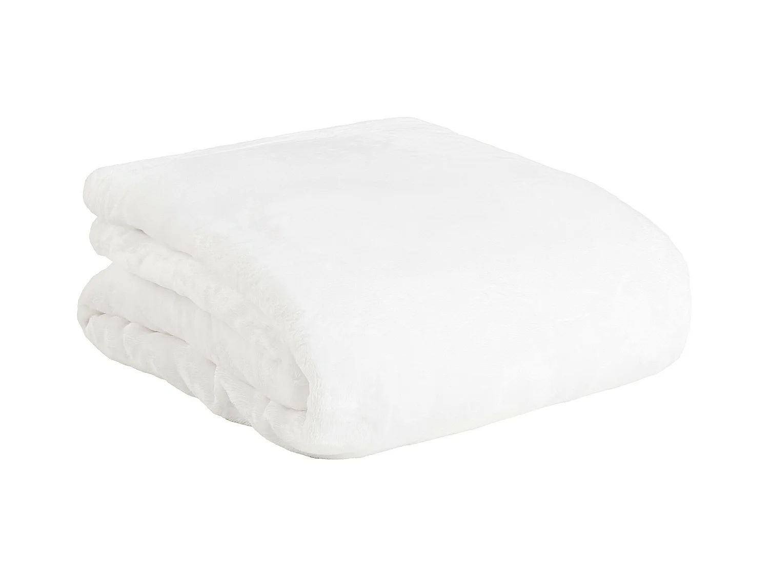 Couverture Floss Polyester Blanc Moyen 200x220
