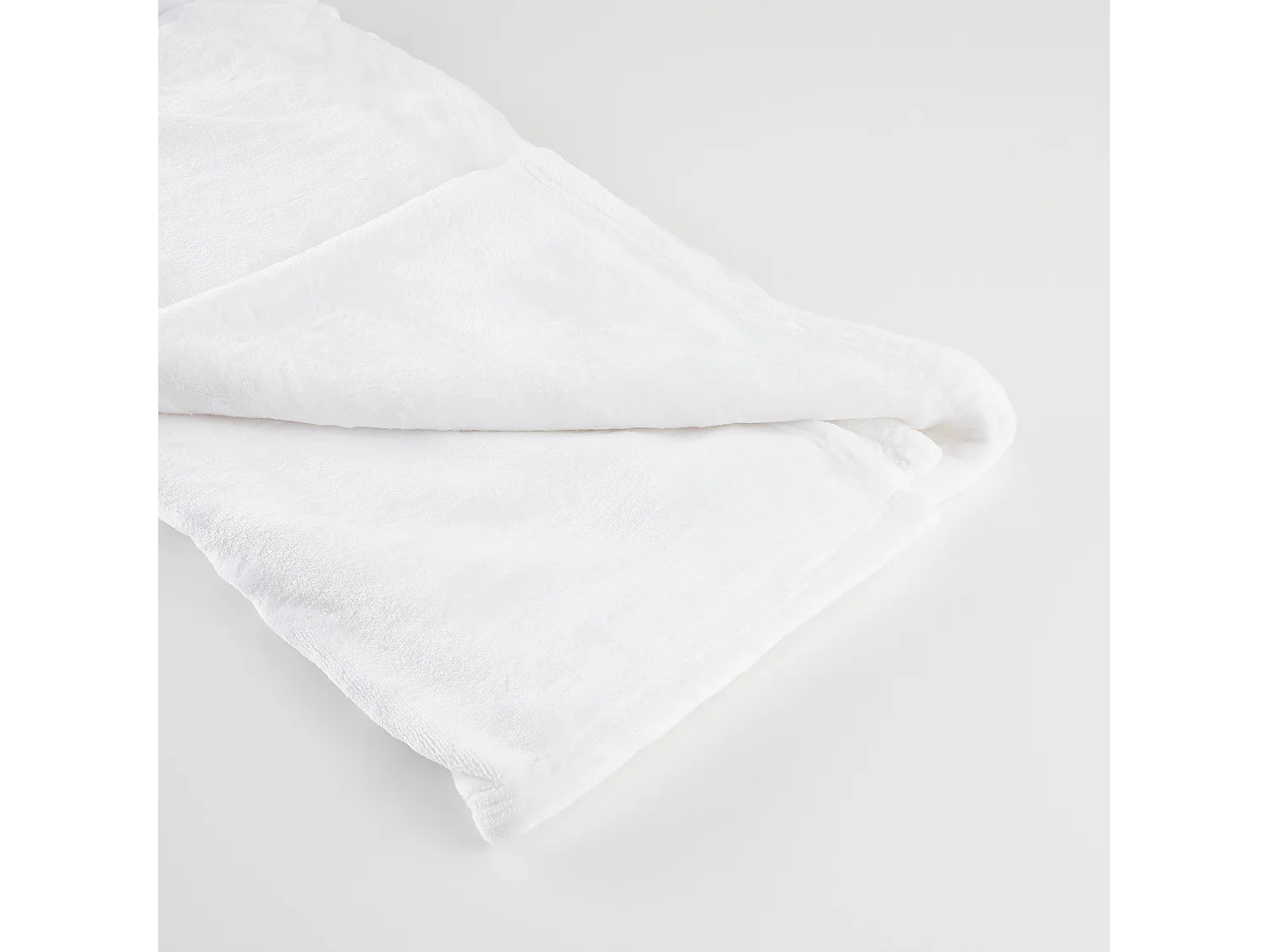 Couverture Floss Polyester Blanc Moyen 200x220