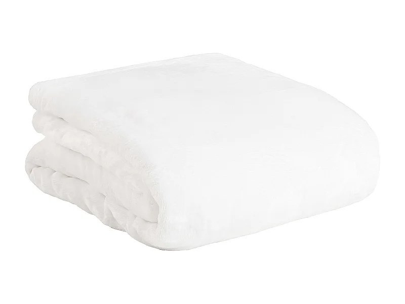 Couverture Floss Blanc Moyen 150 x 200 cm Polyester