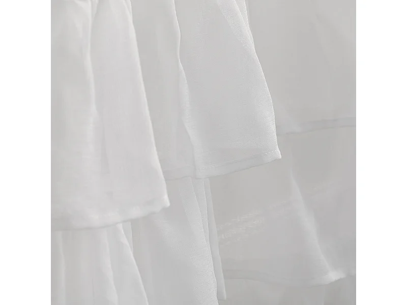 Eleganter Vorhang Cadis 140x250 cm, Mittelweiß