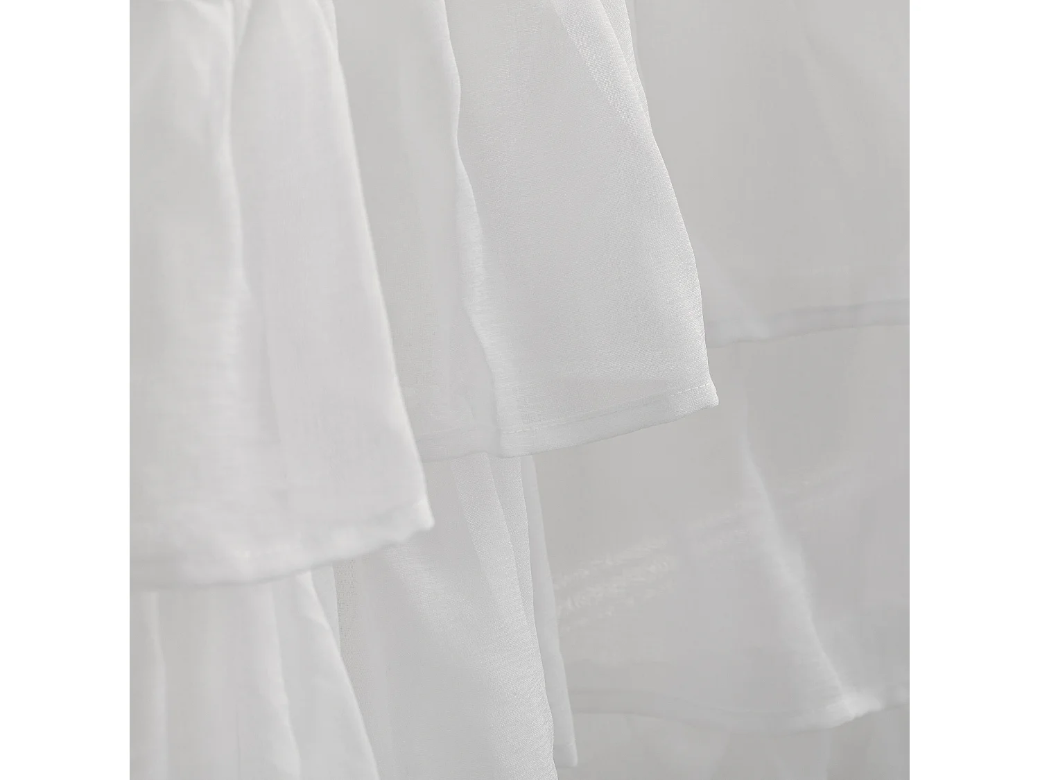 Eleganter Vorhang Cadis 140x250 cm, Mittelweiß