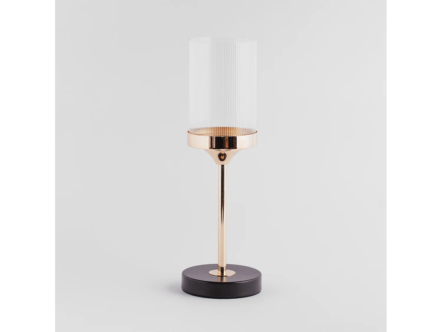 Bougeoir Enlaceso Or Moyen 37.5 x 12 (Métal, Verre)