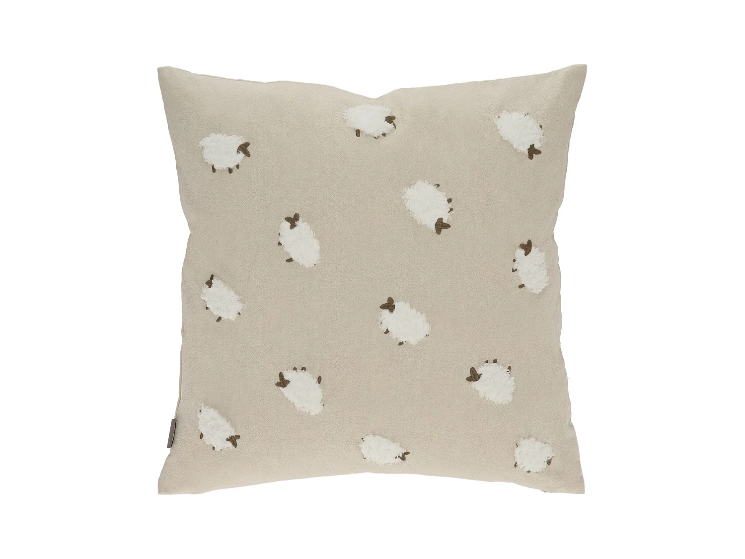 Housse De Couette Brodée Dormi Beige Moyen 45 x 45