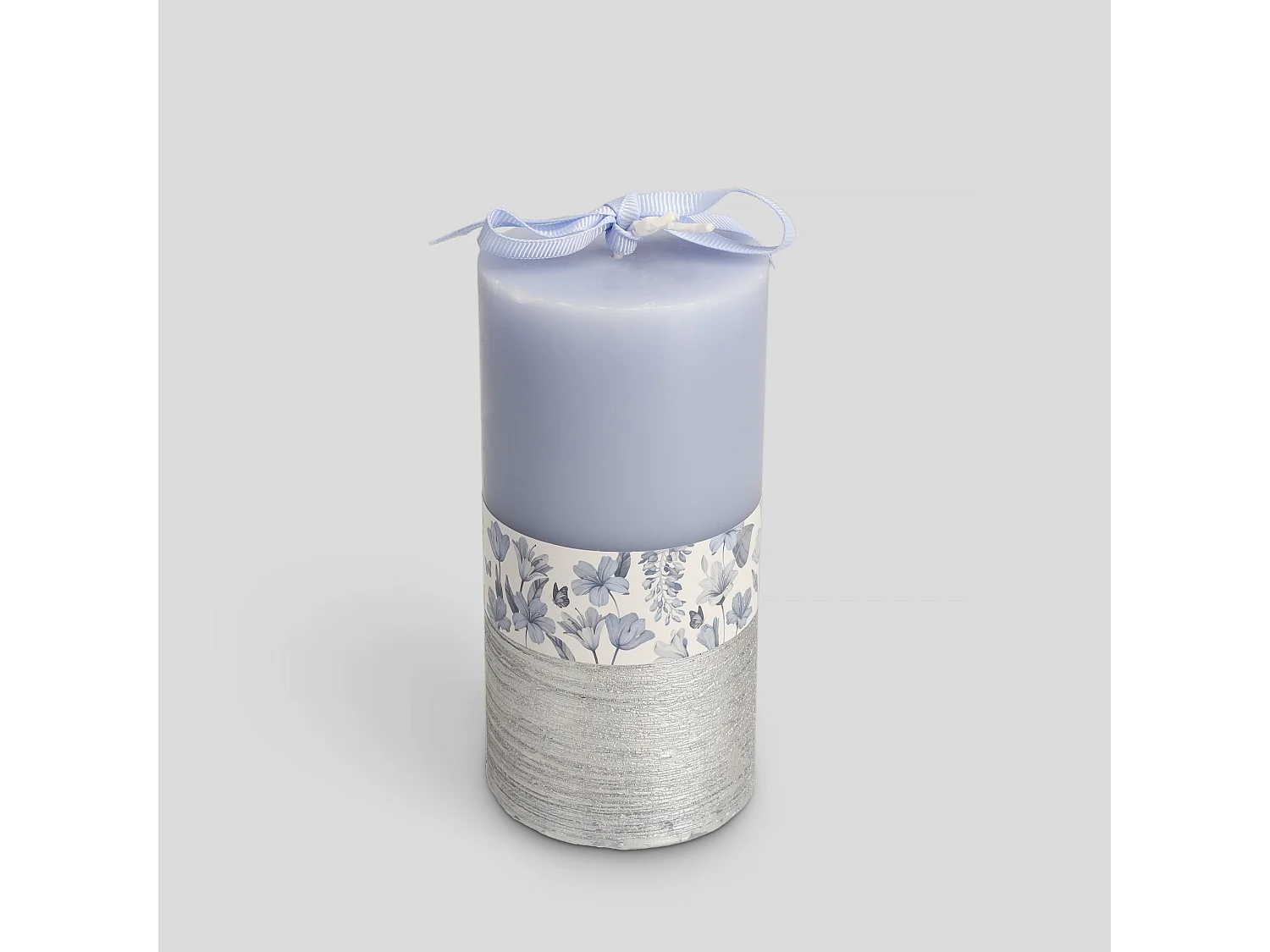 Bougie Delioso bleu clair 14 x 7