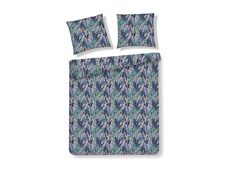 Literie en satin de coton Hazel violet moyen 160 x 200