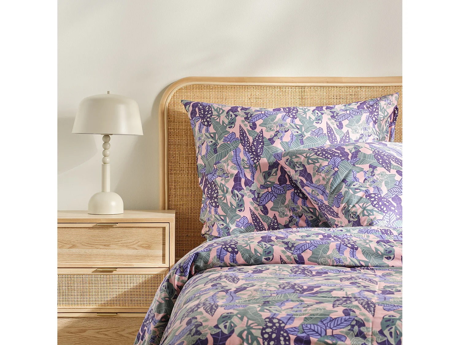 Bettwäsche Hazel mittelviolett 200x220
