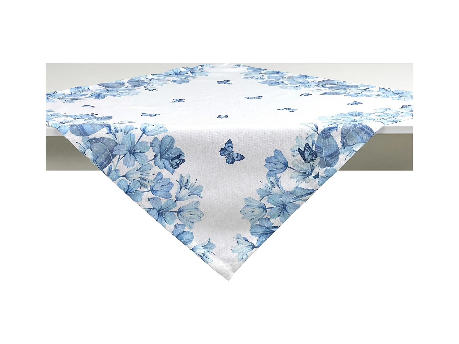 Tischdecke Delioso mittelweiß 80x80