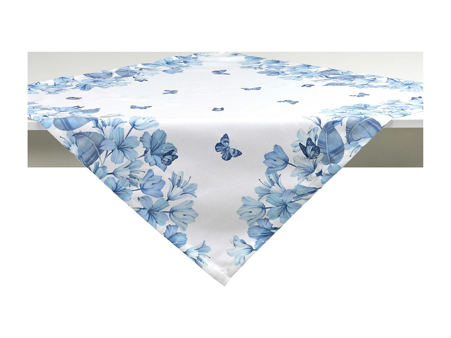 Tischdecke Delioso mittelweiß 80x80