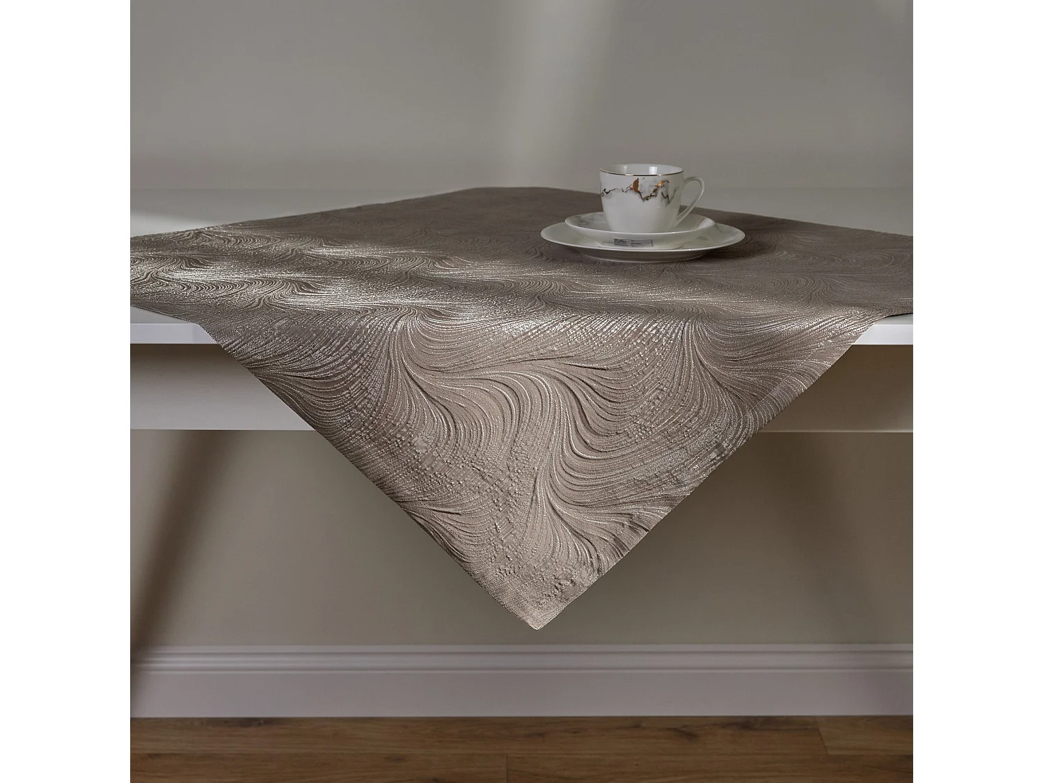 Serviette Floah beige moyen 80x80