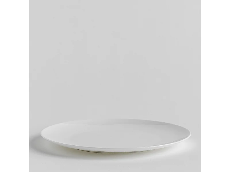 Assiette Plate Bianco2 en Porcelaine Fine 27,2 cm