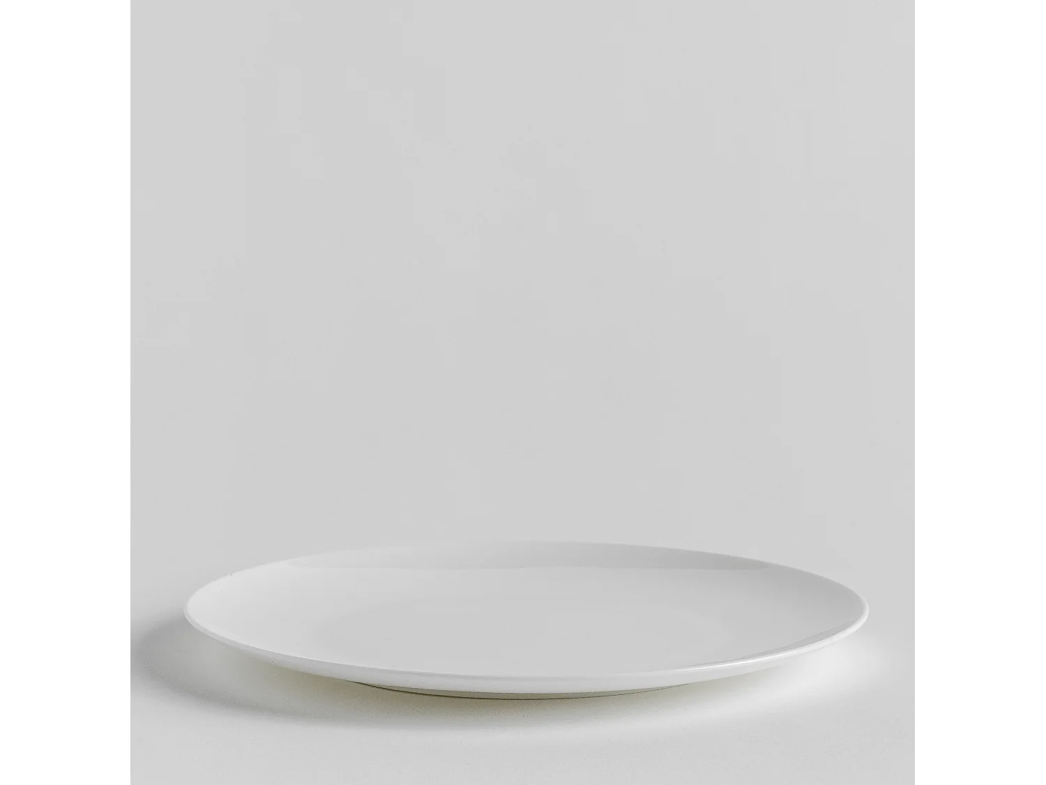 Assiette Plate Bianco2 en Porcelaine Fine 27,2 cm