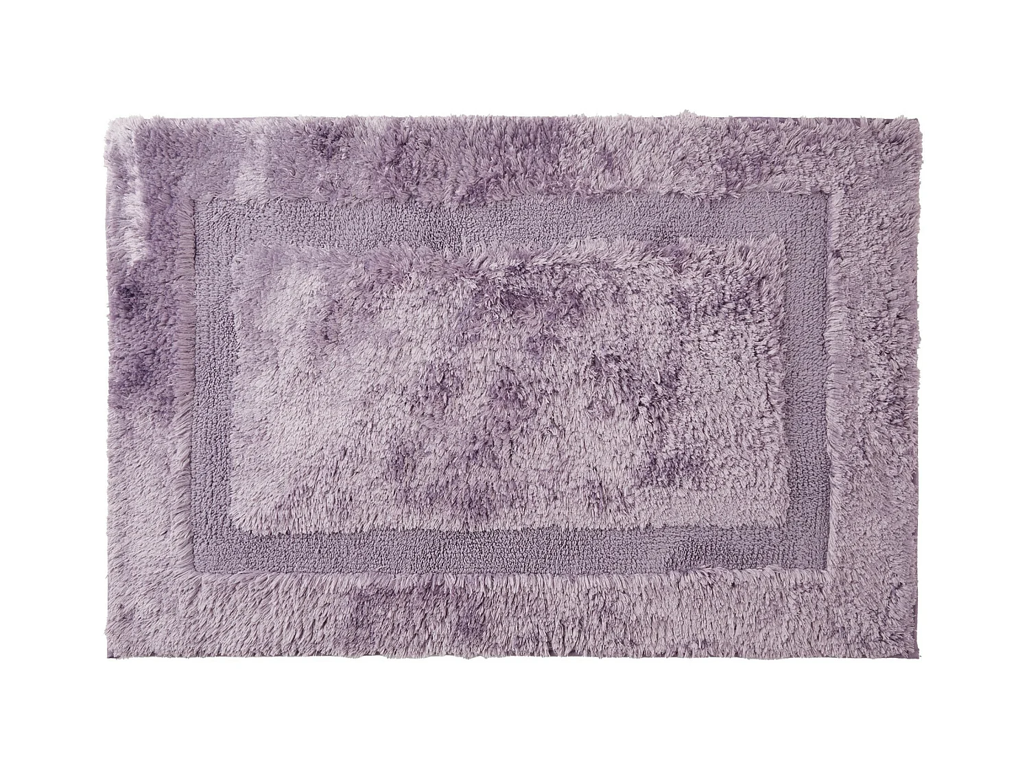 Petit Tapis Fluffos Violet Clair Polyester 60 x 90