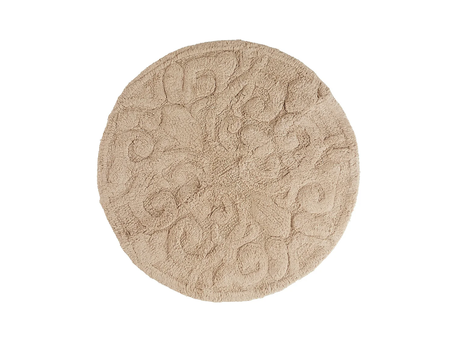 Eleganter Teppich Delgada aus Baumwoll-Polyester