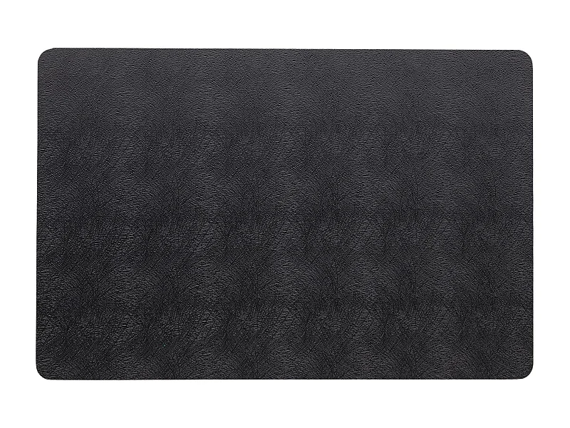 Set de Table Décoratif Bowena en PVC Noir Moyen 45 x 30