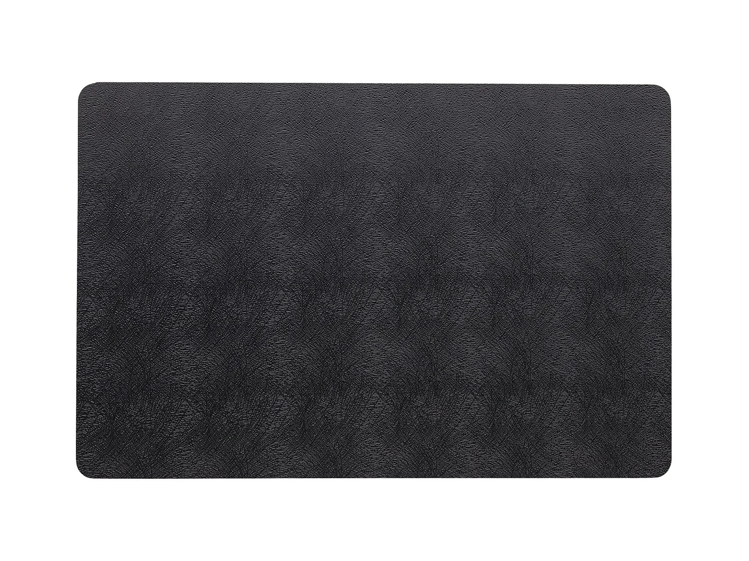 Set de Table Décoratif Bowena en PVC Noir Moyen 45 x 30