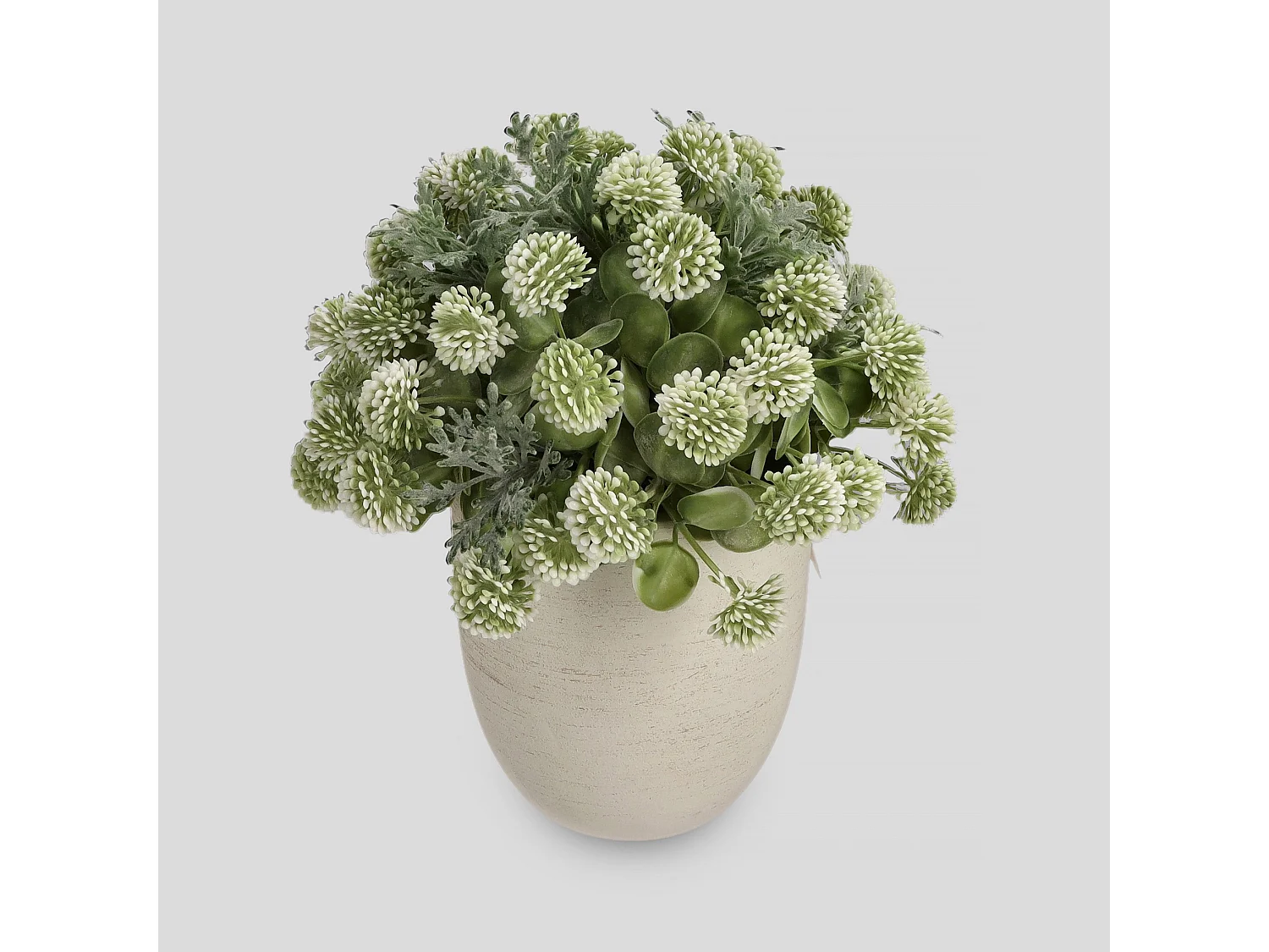 Composition Décorative Vert Clair Damizio 25.5 x 22.5