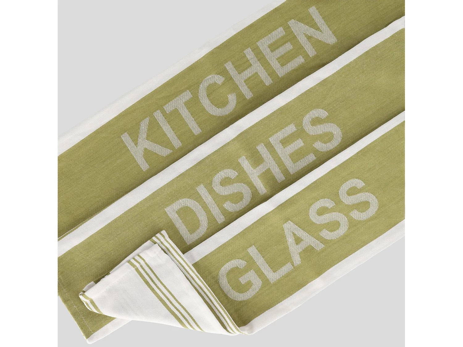 Geschirrtuch-Set Essential mittelgrün 45 x 70