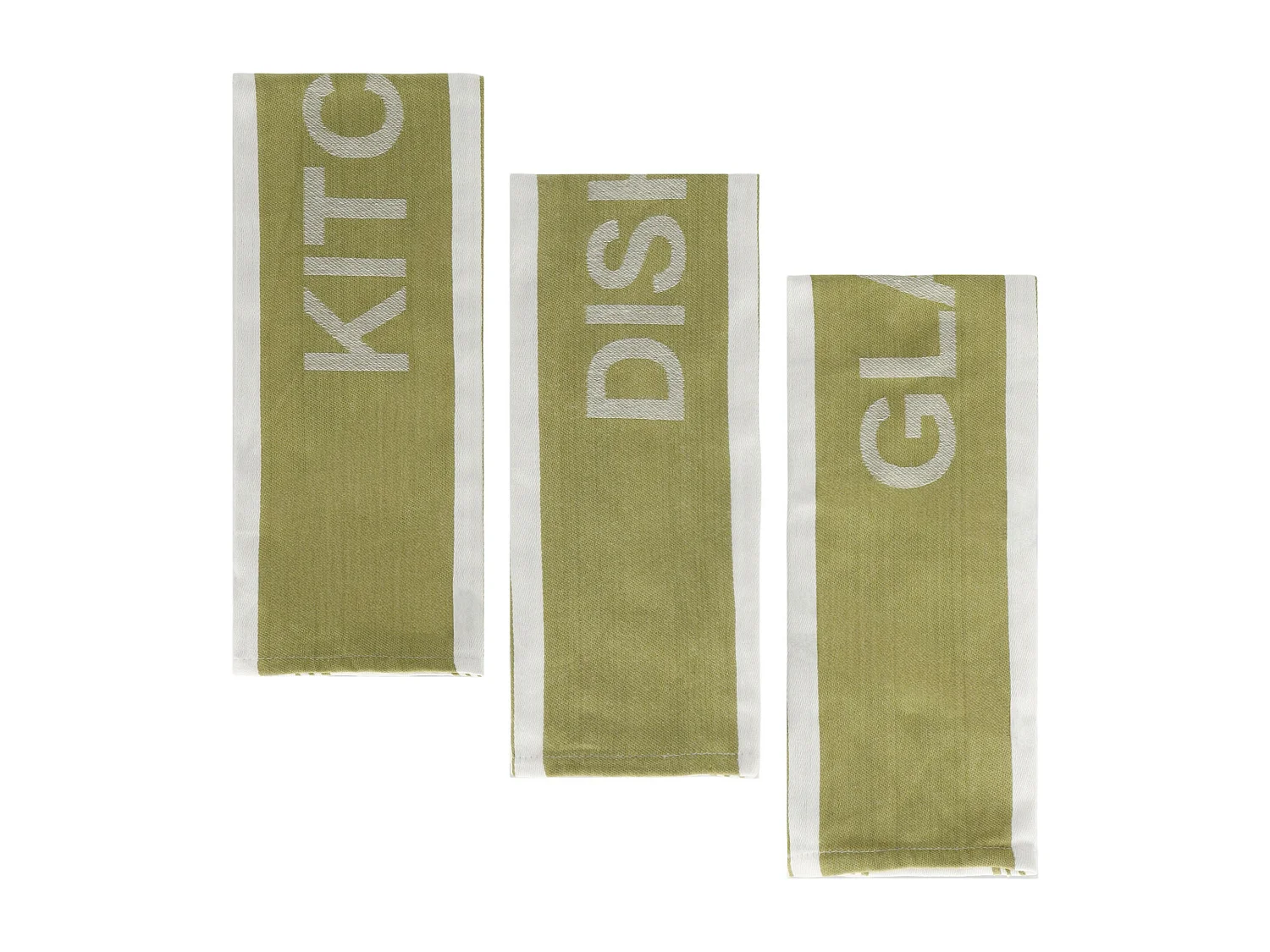 Geschirrtuch-Set Essential mittelgrün 45 x 70