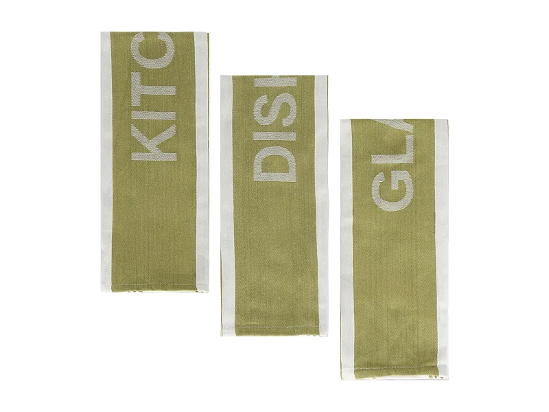 Geschirrtuch-Set Essential mittelgrün 45 x 70