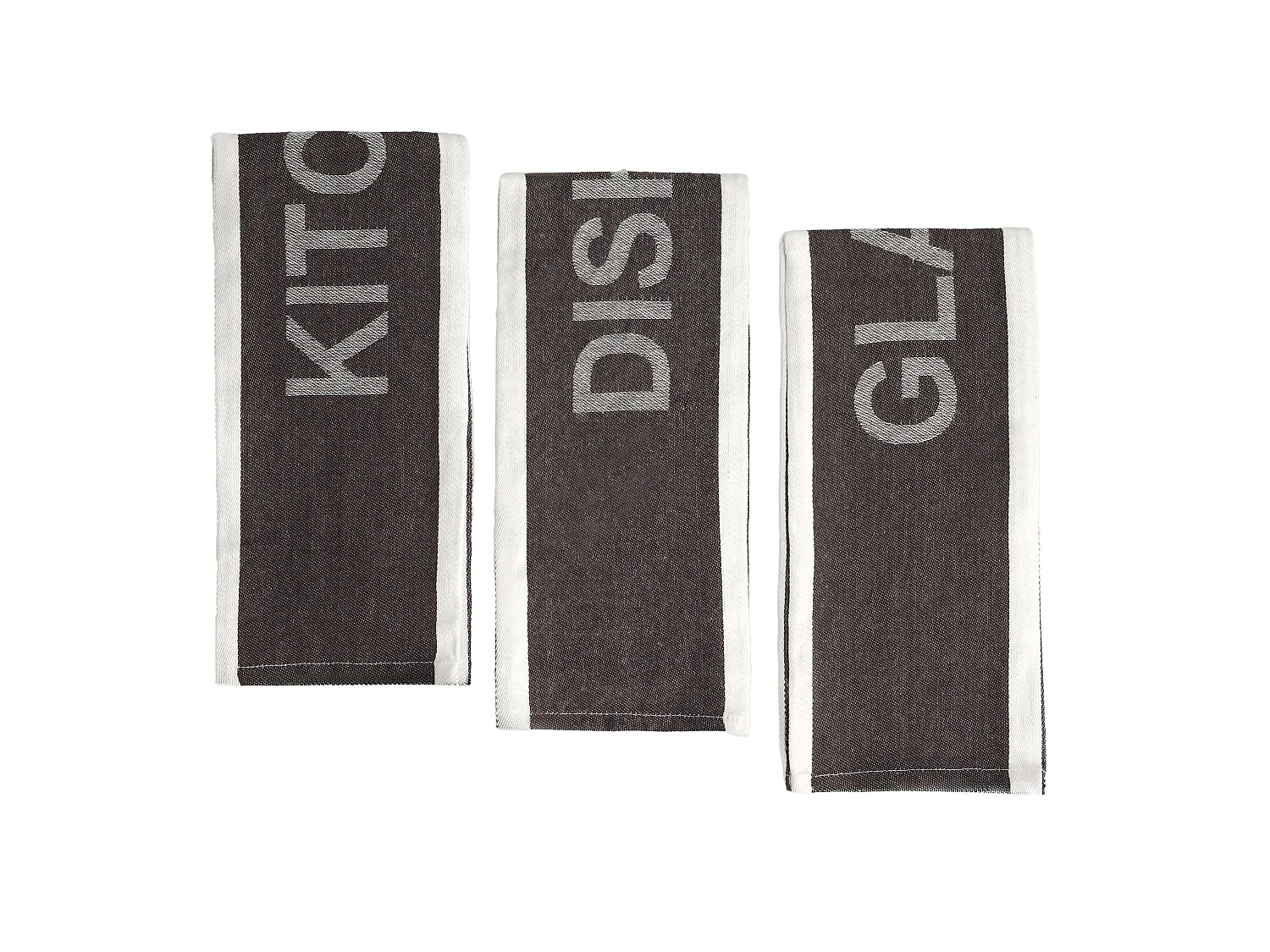 Geschirrtuch-Set Essential mittelbraun 45 x 70