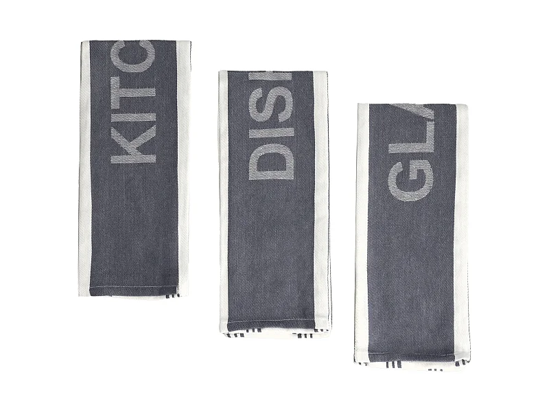 Geschirrtuch-Set Essential Dunkelblau 45x70cm