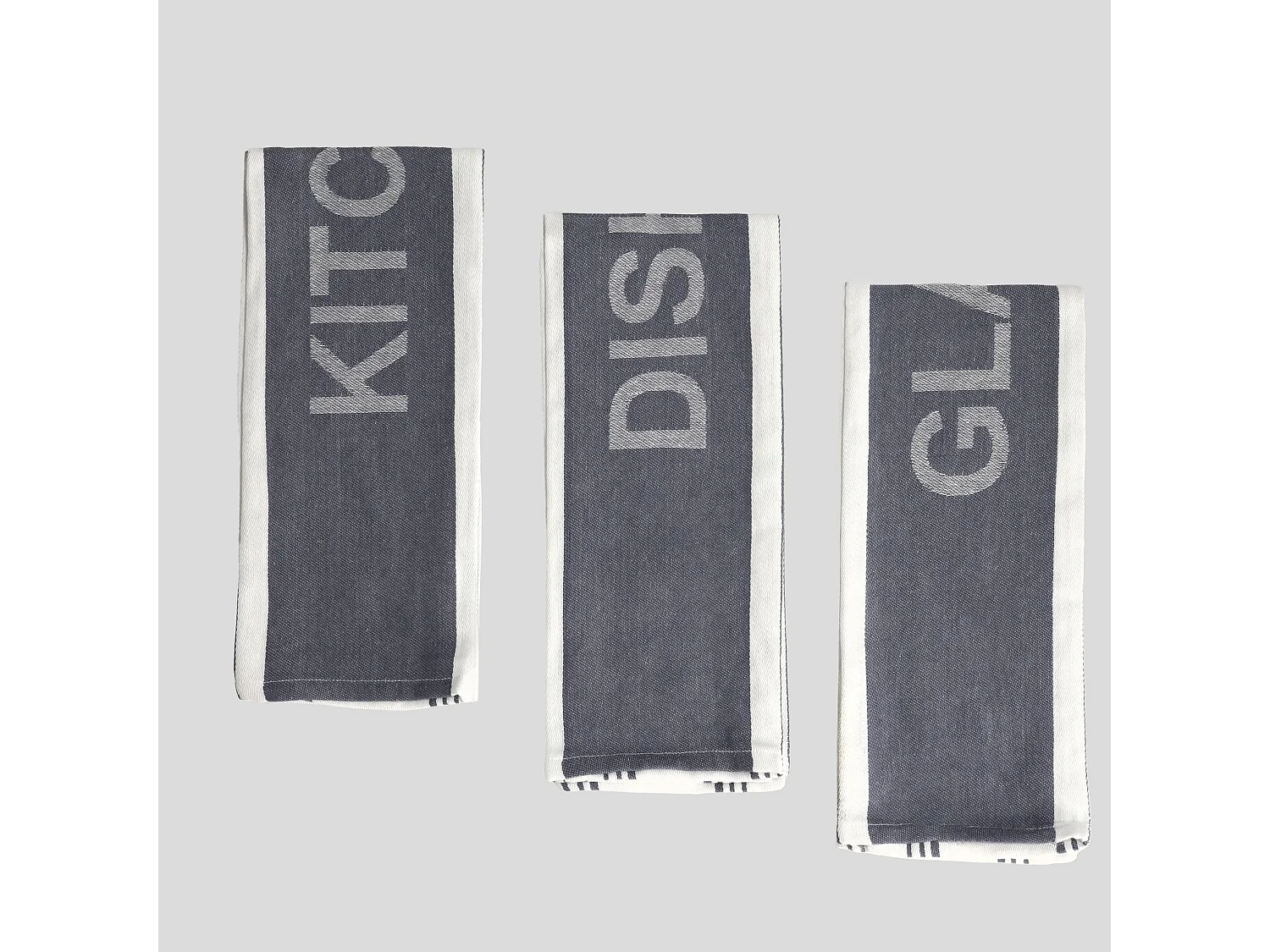 Geschirrtuch-Set Essential Dunkelblau 45x70cm