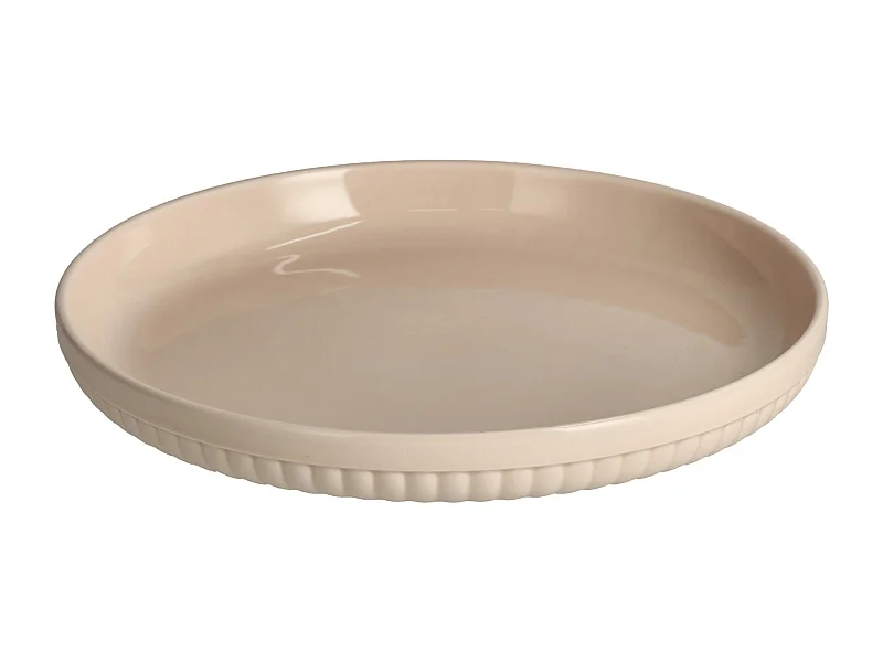 Eleganter Servierteller Sandinos, Hartporzellan rosa