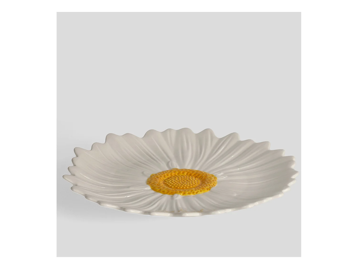 Servierteller Daisies mittelweiß 31.7 cm