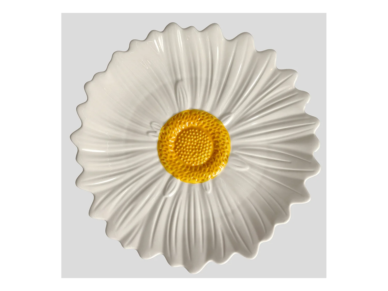 Servierteller Daisies mittelweiß 31.7 cm